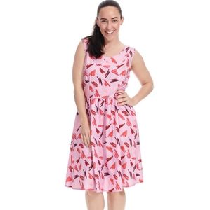 Rachel Anotoff x Gwynnie Bee lipstick print dress sz 16W